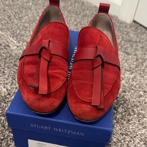 Stuart Weitzman Bold Red Men's Loafers
